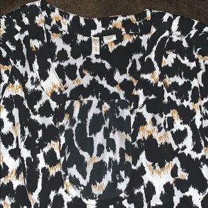 Leopard print blouse
